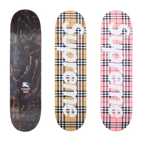 how to buy supreme burberry|supreme Burberry skateboard.